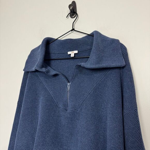 Lunya Cottonsilk Collared Half Zip XL - Picture 5 of 9